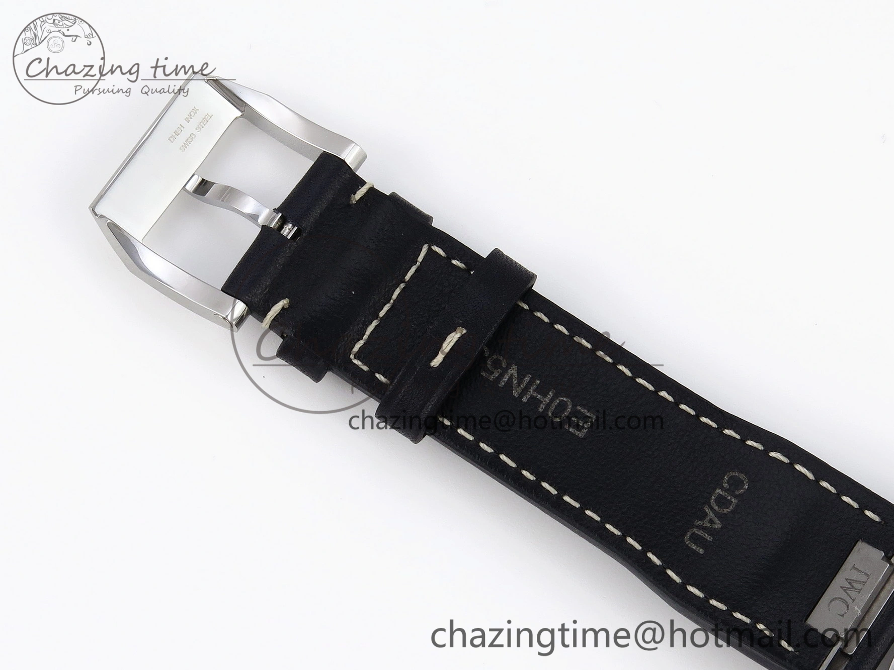 Pilot Mark XX IW328203 ZF 1:1 Best Edition Blue Dial on Dark Blue Leather Strap A32111