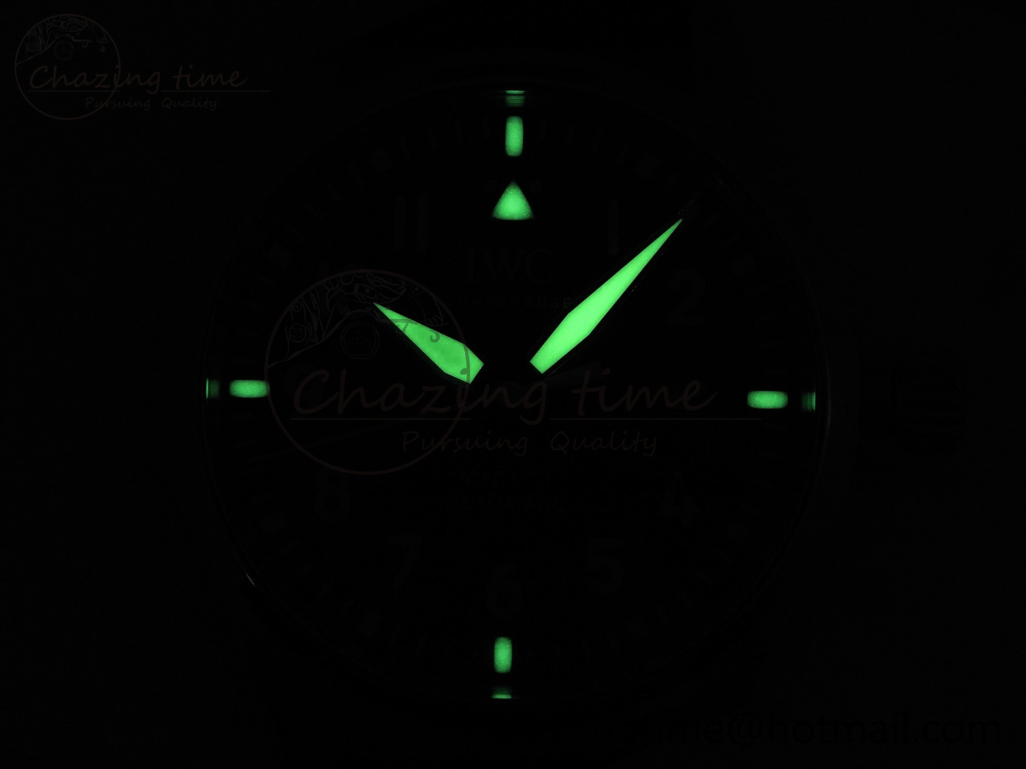Pilot Mark XX IW328205 ZF 1:1 Best Edition Green Dial on Brown Leather Strap A32111