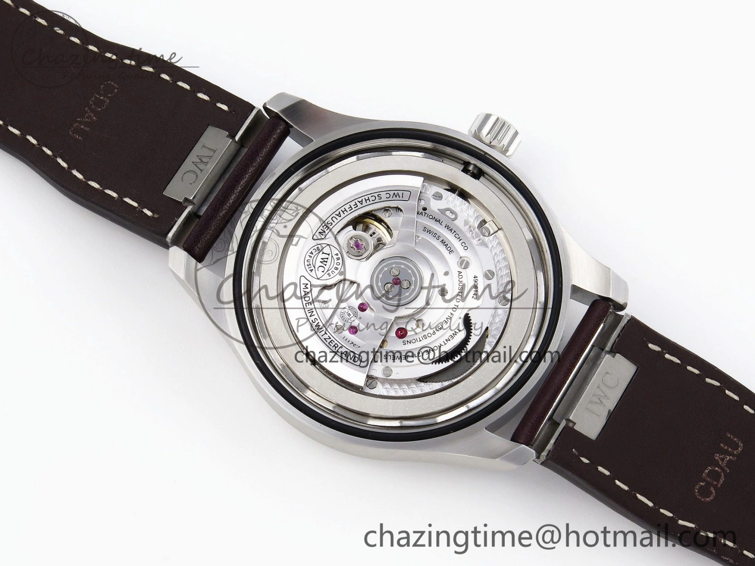 Pilot Mark XX IW328205 ZF 1:1 Best Edition Green Dial on Brown Leather Strap A32111