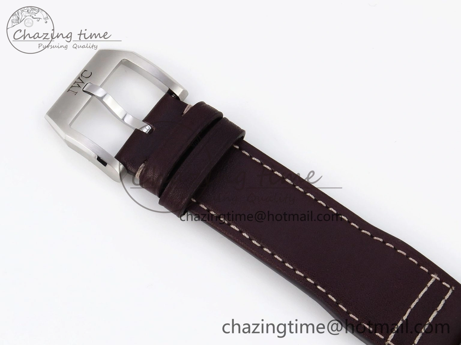 Pilot Mark XX IW328205 ZF 1:1 Best Edition Green Dial on Brown Leather Strap A32111