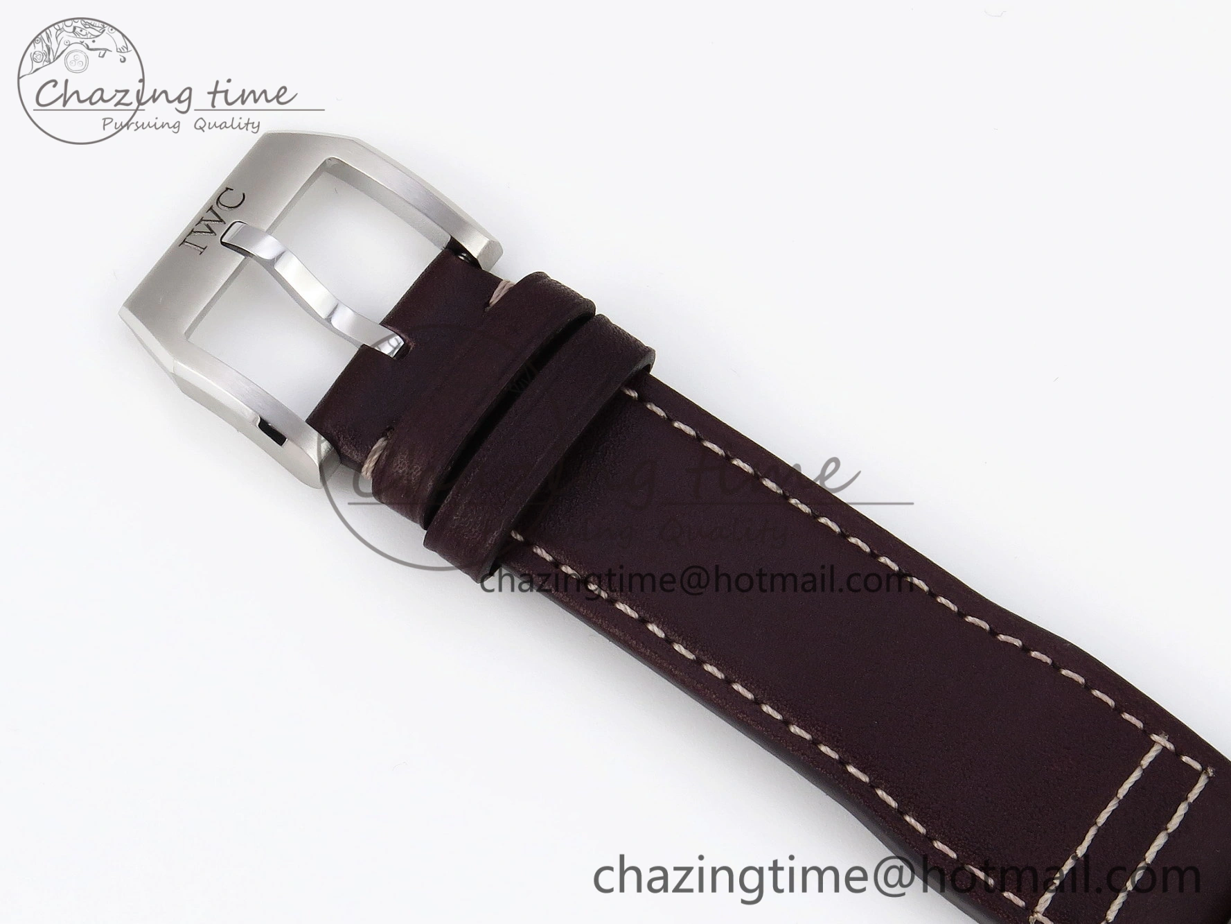 Pilot Mark XX IW328205 ZF 1:1 Best Edition Green Dial on Brown Leather Strap A32111