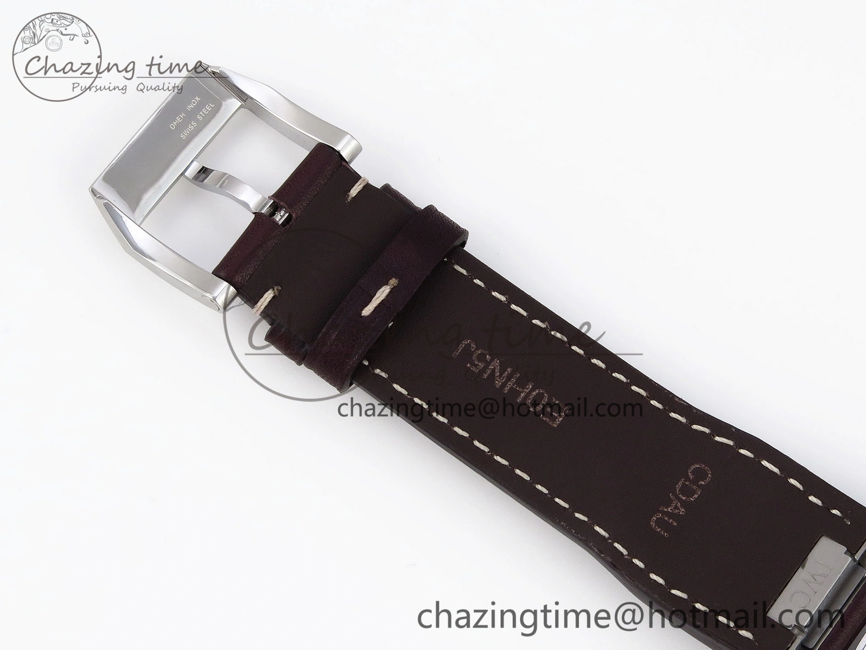 Pilot Mark XX IW328205 ZF 1:1 Best Edition Green Dial on Brown Leather Strap A32111