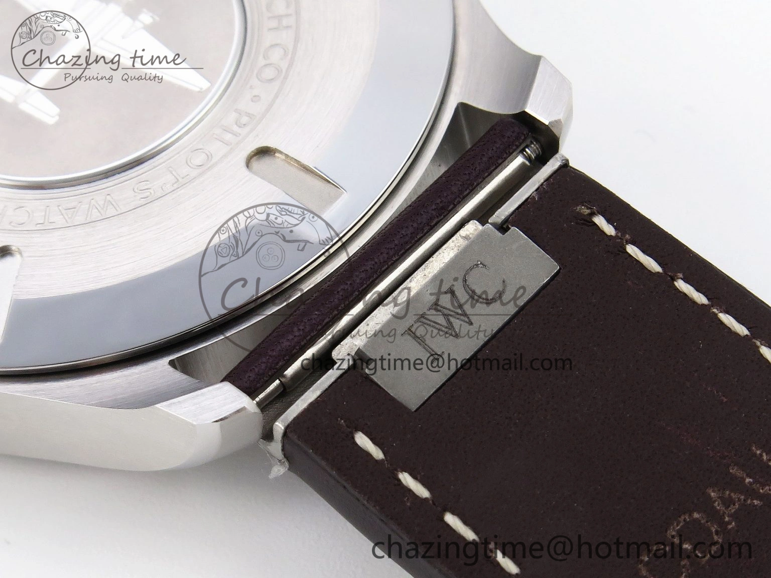 Pilot Mark XX IW328205 ZF 1:1 Best Edition Green Dial on Brown Leather Strap A32111
