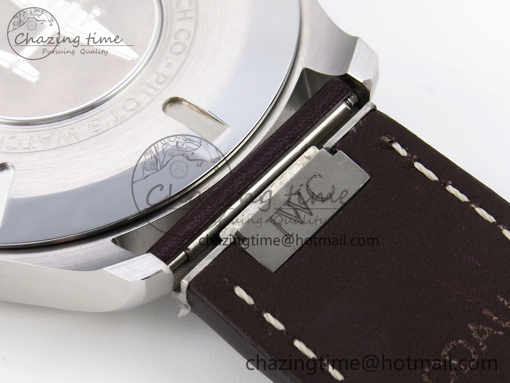Pilot Mark XX IW328205 ZF 1:1 Best Edition Green Dial on Brown Leather Strap A32111