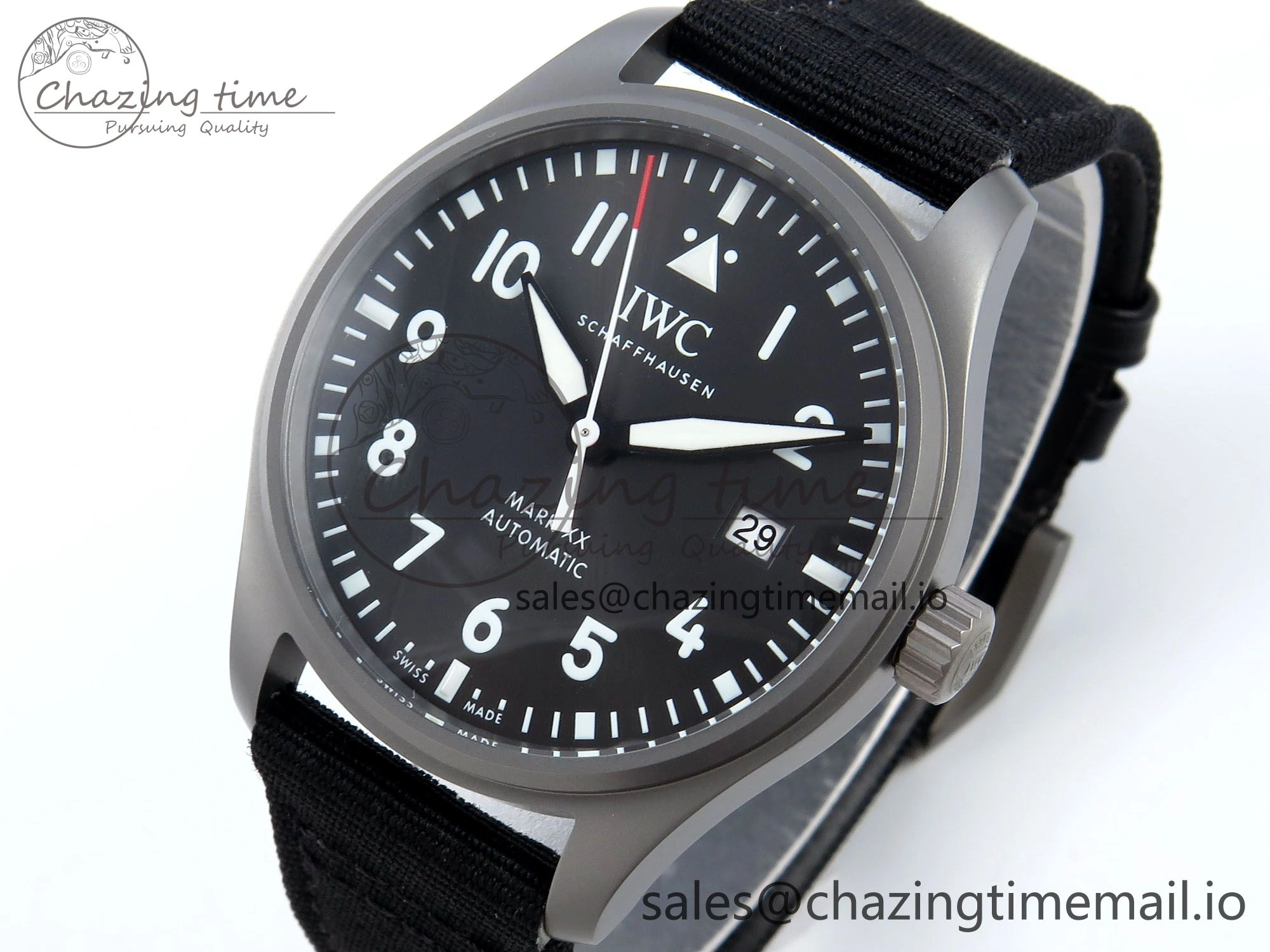 Pilot Mark XX M+F 1:1 Best Edition Gray Dial on Black Nylon Strap MY9015