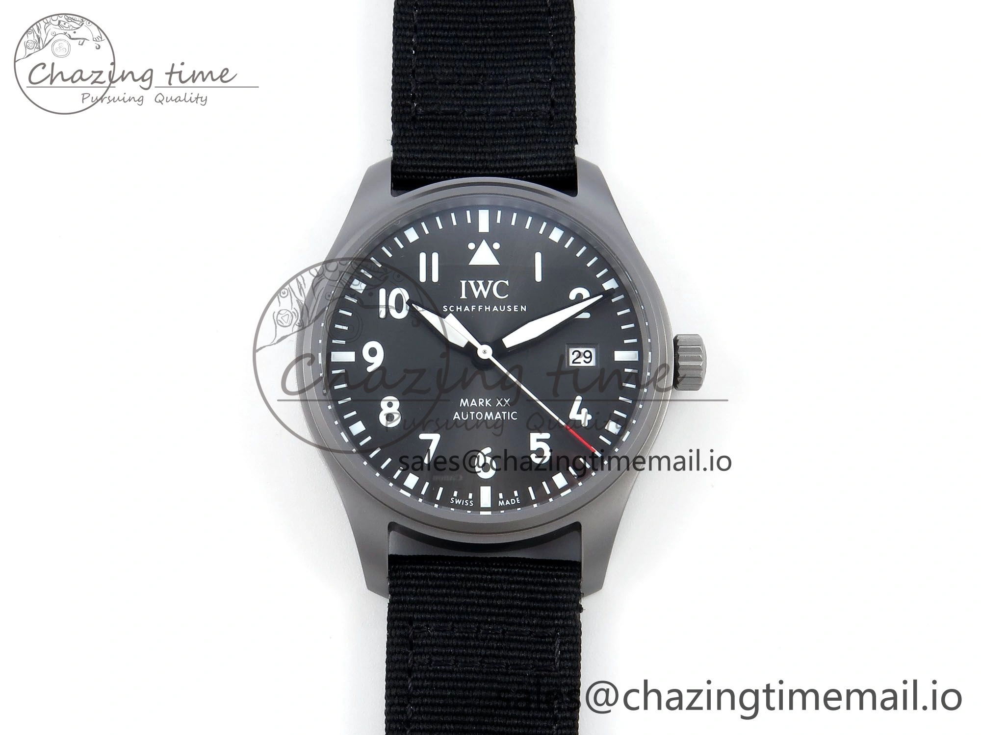 Pilot Mark XX M+F 1:1 Best Edition Gray Dial on Black Nylon Strap MY9015