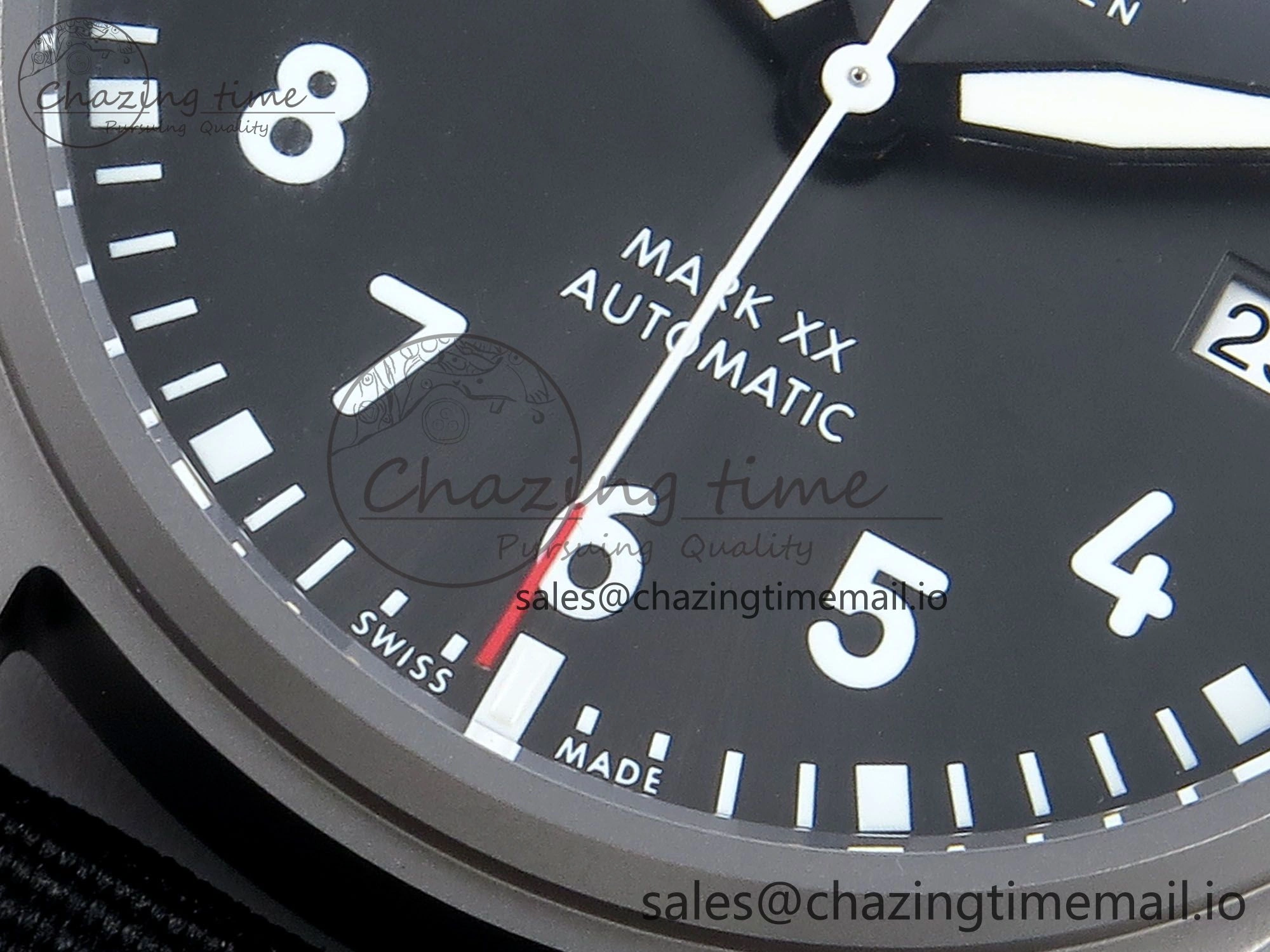 Pilot Mark XX M+F 1:1 Best Edition Gray Dial on Black Nylon Strap MY9015