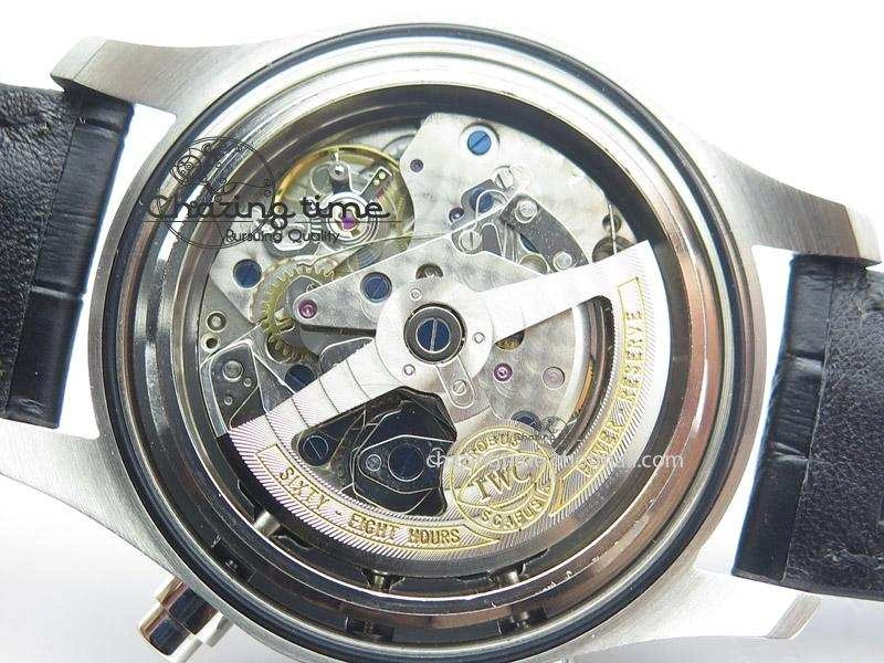 Pilot Spitfire 3878 Chrono BP Gray Dial SS On Black Leather Strap A7750