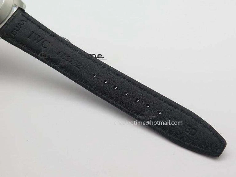 Pilot Spitfire 3878 Chrono BP Gray Dial SS On Black Leather Strap A7750