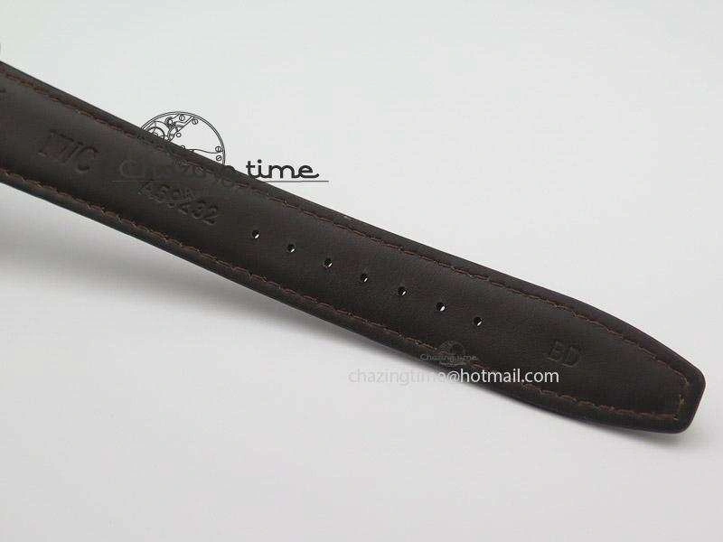 Pilot Spitfire Chrono ZF Best Edition Gray Dial On Brown Leather Strap A7750