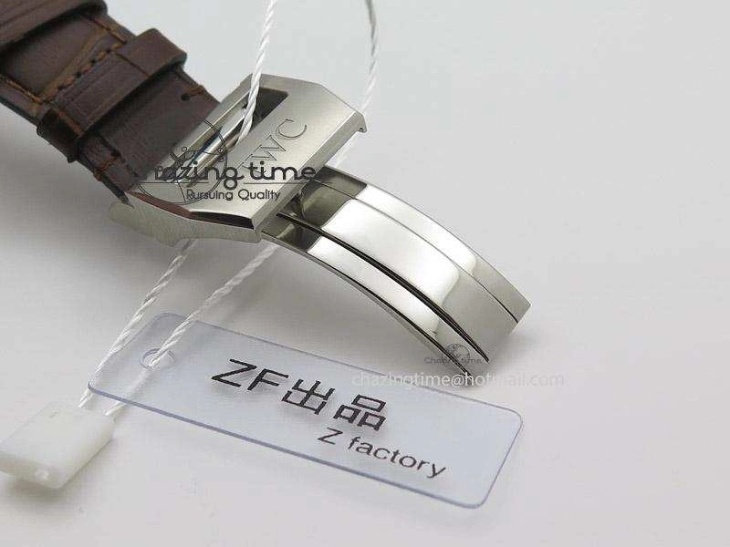 Pilot Spitfire Chrono ZF Best Edition Gray Dial On Brown Leather Strap A7750