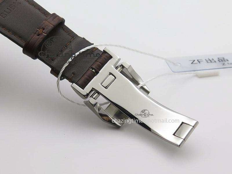 Pilot Spitfire Chrono ZF Best Edition Gray Dial On Brown Leather Strap A7750