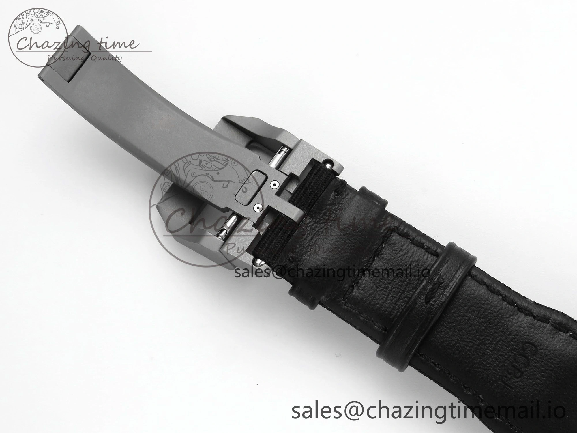 Pilot Top Gun IW326901 M+F 1:1 Best Edition Black Dial on Black Nylon Strap MY8205