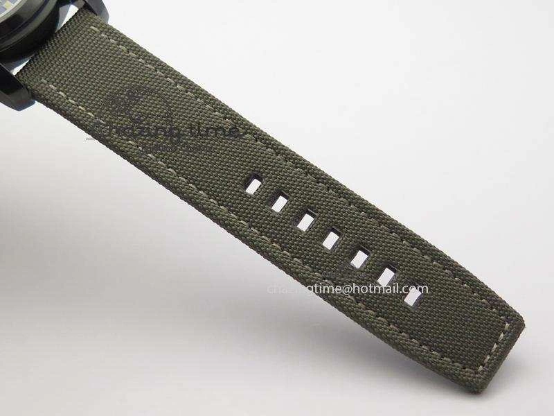 Pilot Top Gun Miramar IWC388002 V6 1:1 Best Edition Ceramic Case On Nylon Strap A7750
