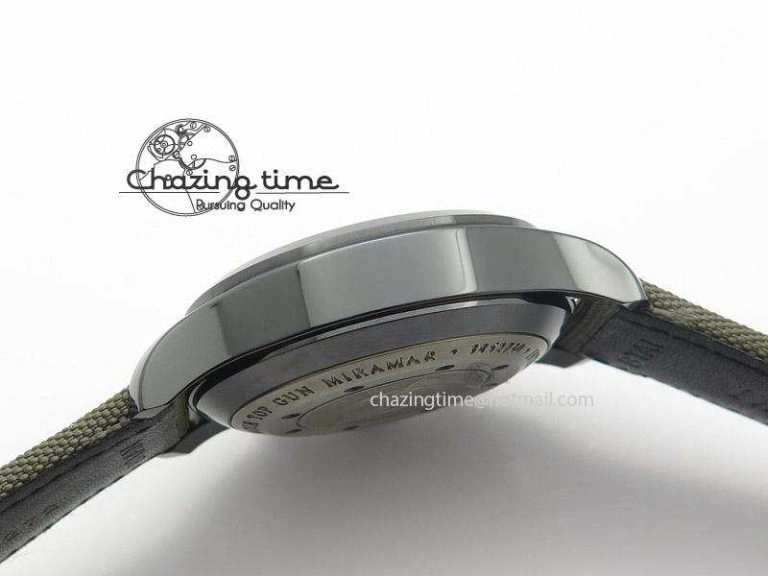 Pilot Top Gun Miramar IWC388002 ZF 1:1 Best Edition Ceramic Case On Nylon Strap A7750