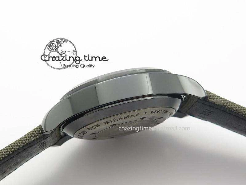 Pilot Top Gun Miramar IWC388002 ZF 1:1 Best Edition Ceramic Case On Nylon Strap A7750