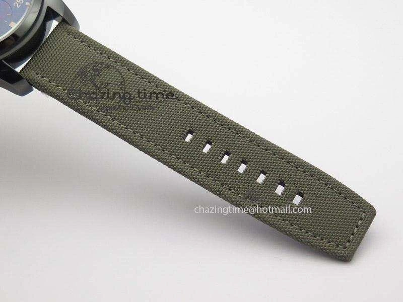 Pilot Top Gun Miramar IWC388002 ZF 1:1 Best Edition Ceramic Case On Nylon Strap A7750