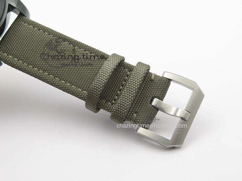 Pilot Top Gun Miramar IWC388002 ZF 1:1 Best Edition Ceramic Case On Nylon Strap A7750