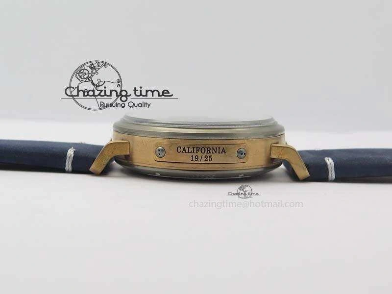 Pilot Type 20 Bronze XF 1:1 California Special Edition On Blue Leather Strap A2824