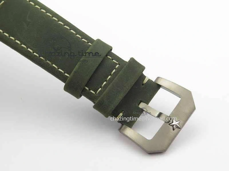 Pilot Type 20 Chrono Extra Special XF 1:1 Best Edition Real Bronze Case On Green Nubuck Strap A7750