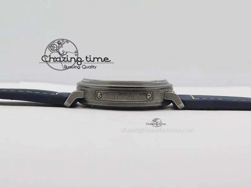 Pilot Type 20 Extra Special 40mm Aged SS V6F 1:1 Best Edition On Asso Strap MIYOTA9015 (Blue)