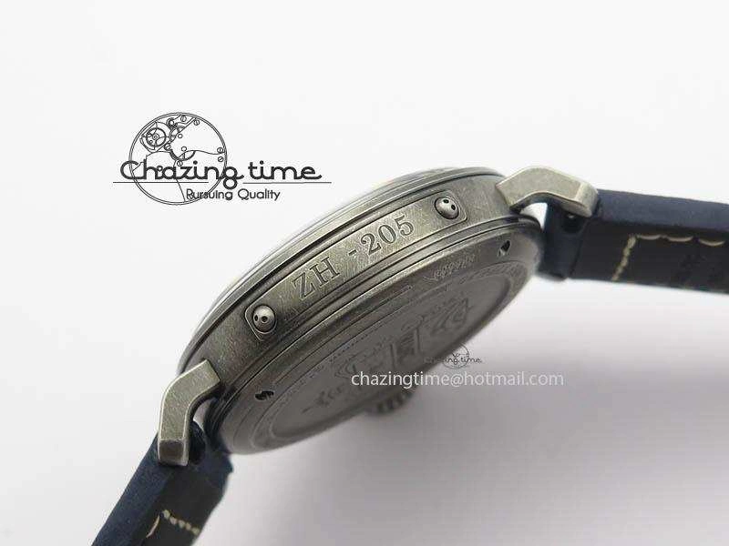 Pilot Type 20 Extra Special 40mm Aged SS V6F 1:1 Best Edition On Asso Strap MIYOTA9015 (Blue)