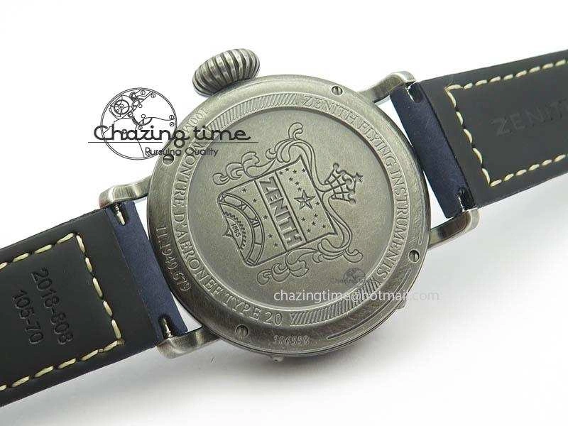 Pilot Type 20 Extra Special 40mm Aged SS V6F 1:1 Best Edition On Asso Strap MIYOTA9015 (Blue)