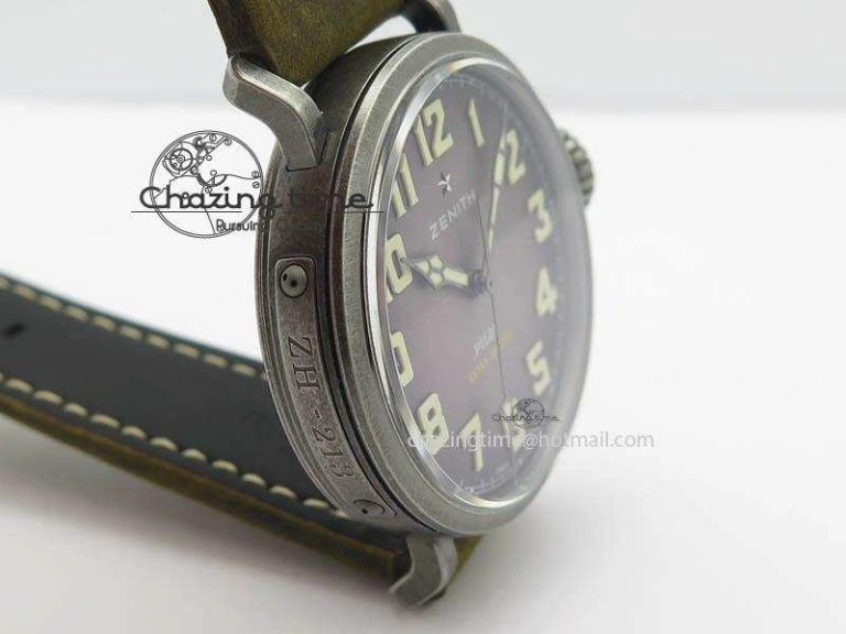 Pilot Type 20 Extra Special 40mm Aged SS V6F 1:1 Best Edition On Asso Strap MIYOTA9015 (Brown)