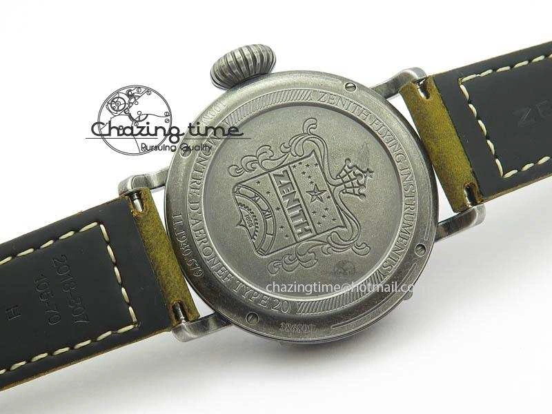 Pilot Type 20 Extra Special 40mm Aged SS V6F 1:1 Best Edition On Asso Strap MIYOTA9015 (Brown)