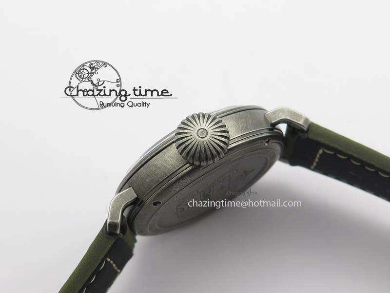 Pilot Type 20 Extra Special 40mm Aged SS V6F 1:1 Best Edition On Asso Strap MIYOTA9015 (Green)