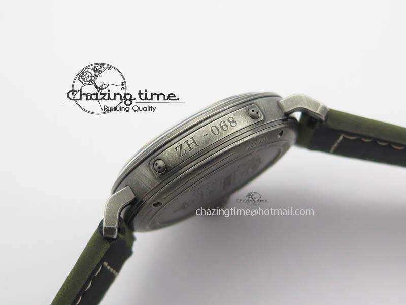 Pilot Type 20 Extra Special 40mm Aged SS V6F 1:1 Best Edition On Asso Strap MIYOTA9015 (Green)