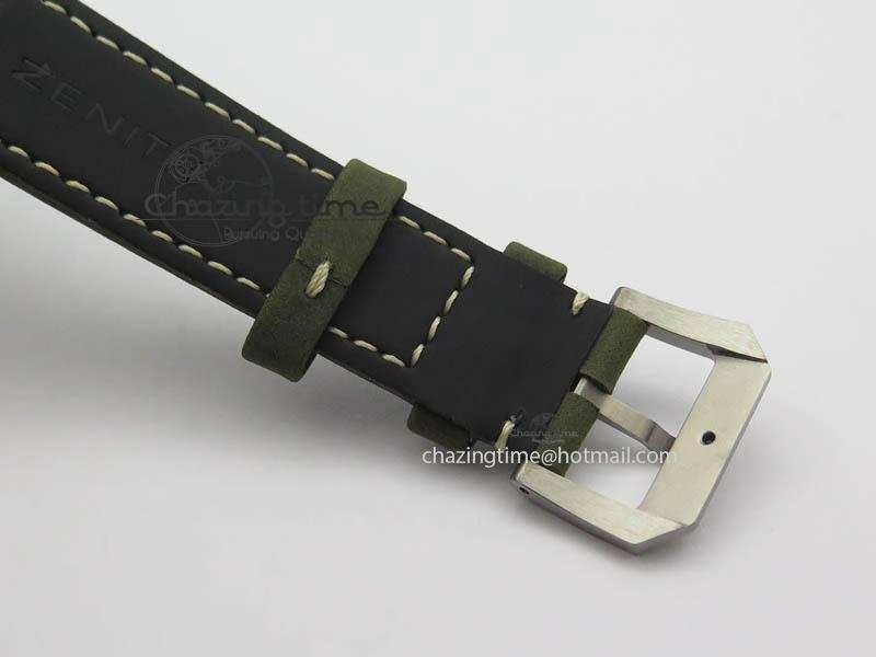 Pilot Type 20 Extra Special 40mm Aged SS V6F 1:1 Best Edition On Asso Strap MIYOTA9015 (Green)