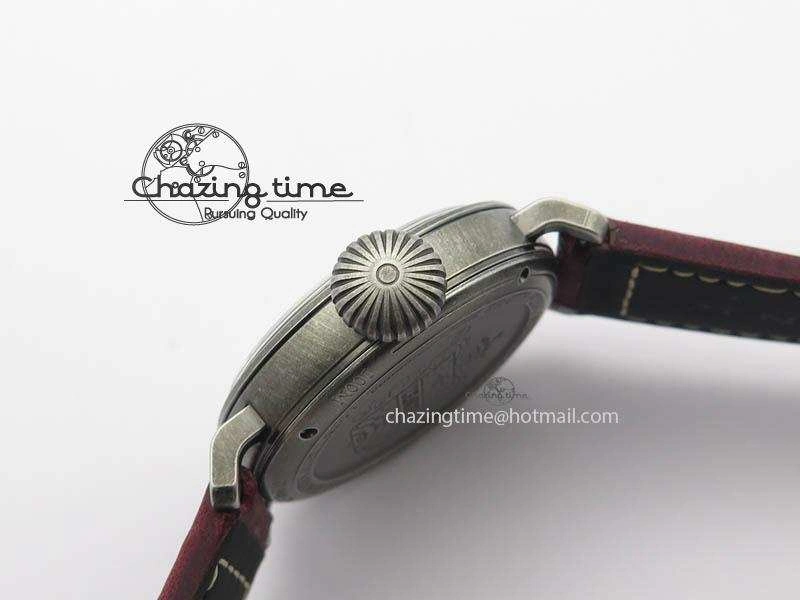 Pilot Type 20 Extra Special 40mm Aged SS V6F 1:1 Best Edition On Asso Strap MIYOTA9015 (Pink)