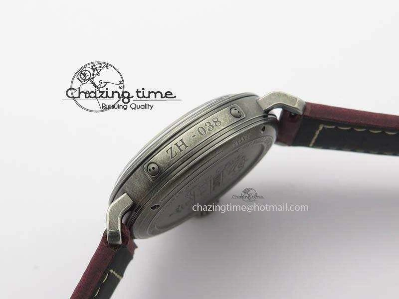 Pilot Type 20 Extra Special 40mm Aged SS V6F 1:1 Best Edition On Asso Strap MIYOTA9015 (Pink)