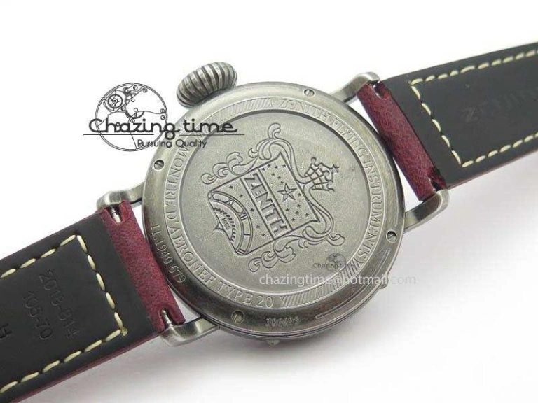 Pilot Type 20 Extra Special 40mm Aged SS V6F 1:1 Best Edition On Asso Strap MIYOTA9015 (Pink)