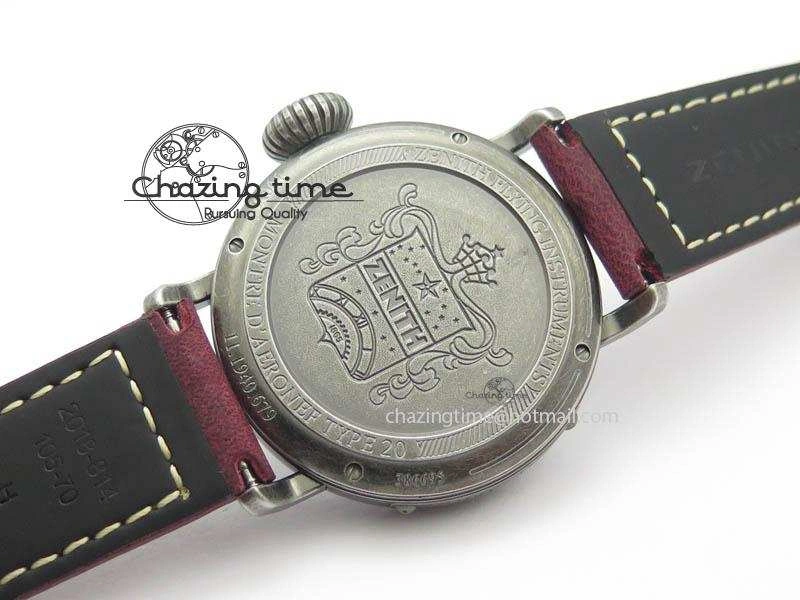 Pilot Type 20 Extra Special 40mm Aged SS V6F 1:1 Best Edition On Asso Strap MIYOTA9015 (Pink)