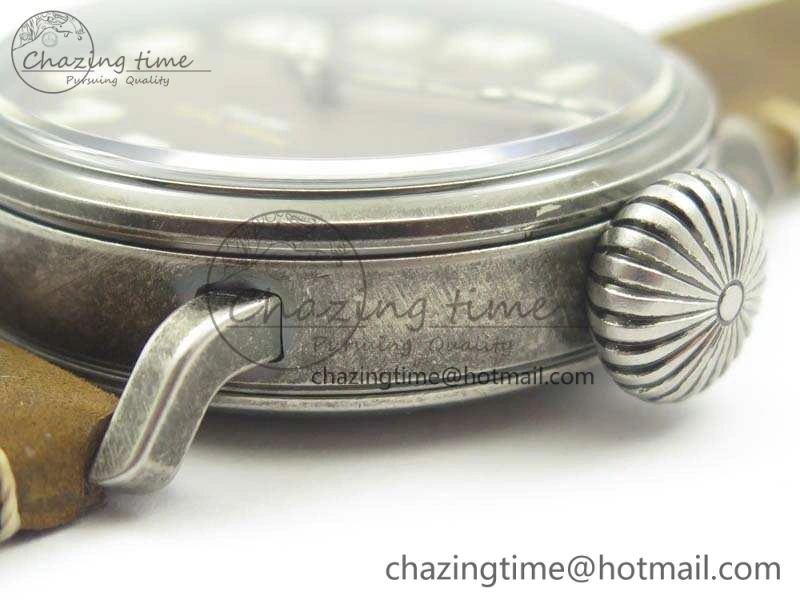 Pilot Type 20 Extra Special 45mm Aged SS Case V6F 1:1 Best Edition Gray Dial On Asso Strap A2824