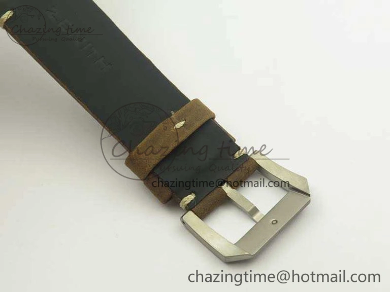 Pilot Type 20 Extra Special 45mm Aged SS Case V6F 1:1 Best Edition Gray Dial On Asso Strap A2824