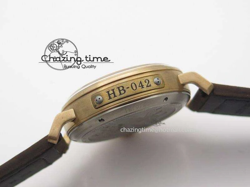 Pilot Type 20 Extra Special Bronze V6F 1:1 Best Edition On Brown Asso Strap A2824