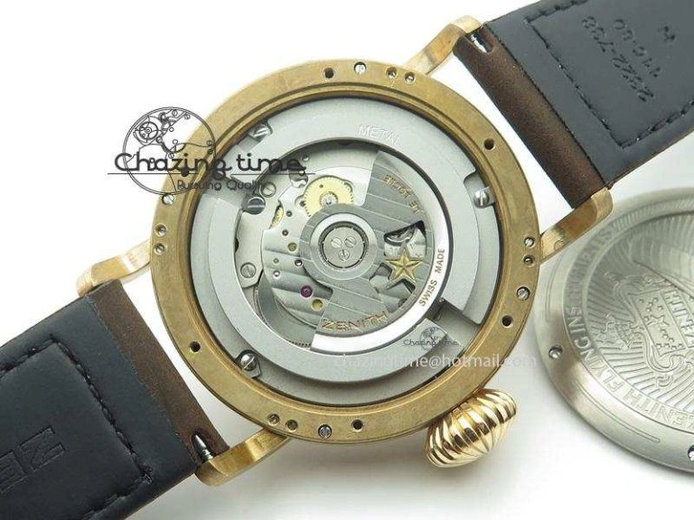 Pilot Type 20 Extra Special Bronze V6F 1:1 Best Edition On Brown Asso Strap A2824