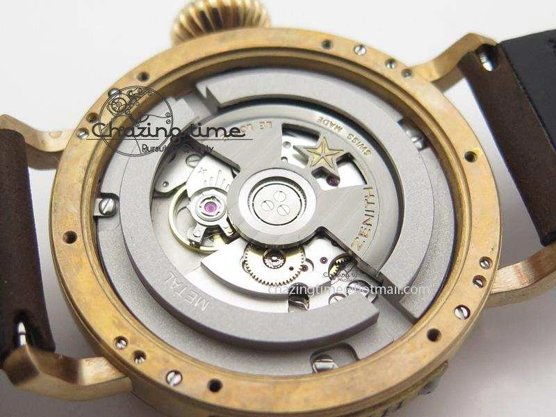 Pilot Type 20 Extra Special Bronze V6F 1:1 Best Edition On Brown Asso Strap A2824