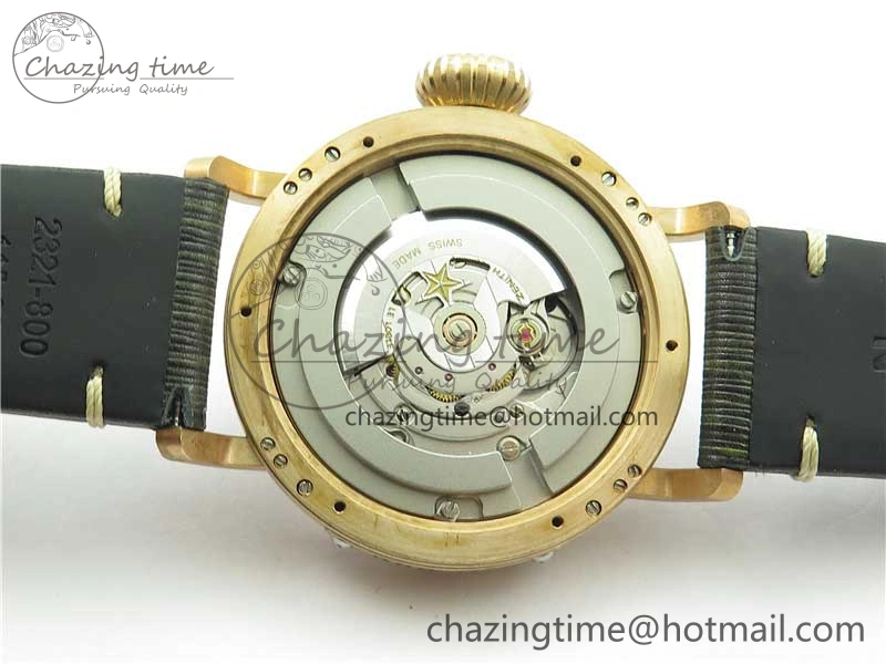 Pilot Type 20 Extra Special Bronze XF 1:1 Best Edition Green Dial on Green Leather Strap A2824