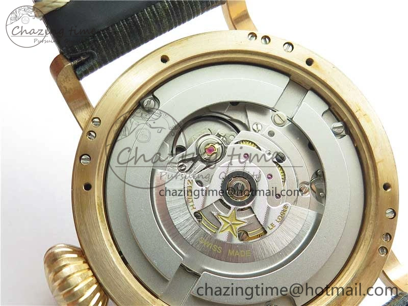 Pilot Type 20 Extra Special Bronze XF 1:1 Best Edition Green Dial on Green Leather Strap A2824