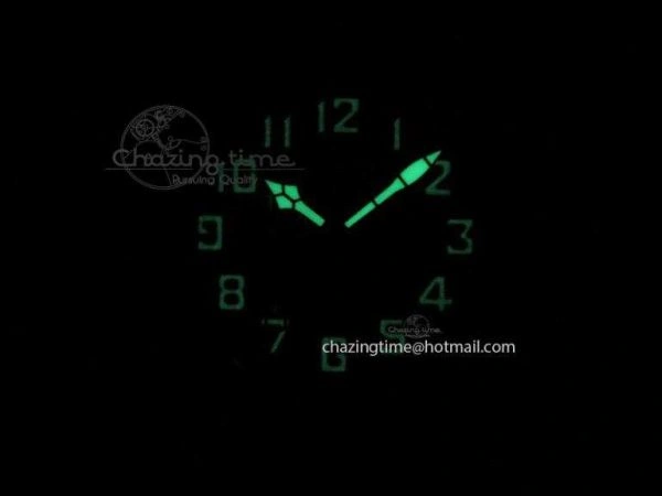 Pilot Type 20 Extra Special PVD 47mm Black Dial Camouflage Markers On Brown Asso Strap A23J