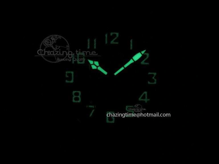 Pilot Type 20 Extra Special PVD 47mm Black Dial Camouflage Markers On Brown Asso Strap A23J