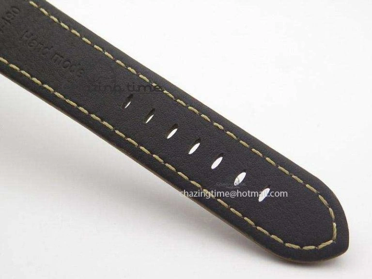 Pilot Type 20 Extra Special PVD 47mm Black Dial On Brown Asso Strap A23J