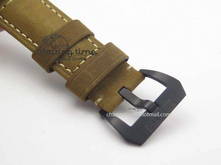 Pilot Type 20 Extra Special PVD 47mm Black Dial On Brown Asso Strap A23J