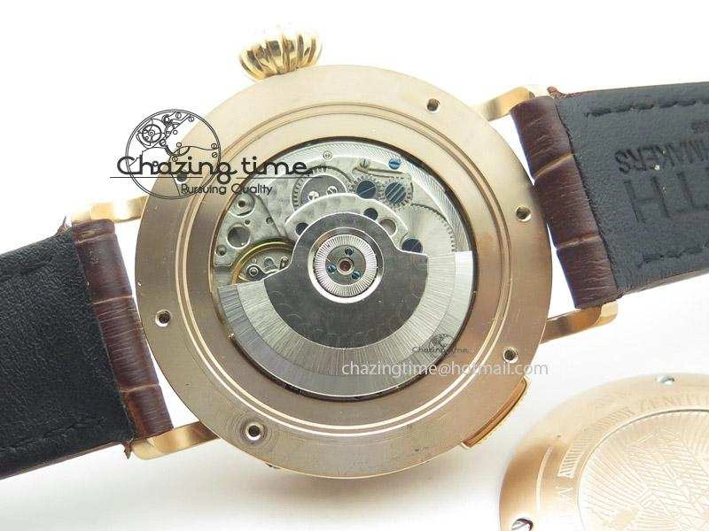 Pilot Type 20 Extra Special RG 47mm Black Dial Camouflage Markers On Brown Asso Strap A23J