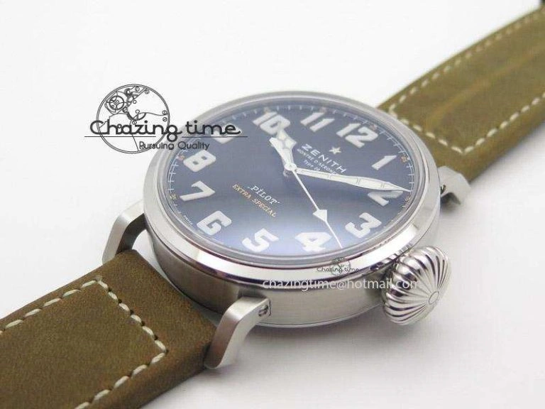 Pilot Type 20 Extra Special SS 45mm V6F 1:1 Best Edition On Brown Asso Strap A2892