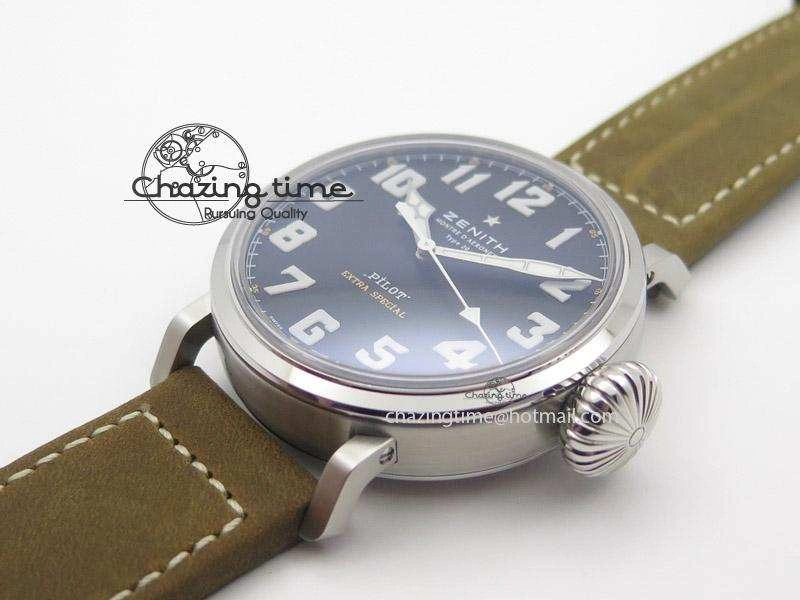 Pilot Type 20 Extra Special SS 45mm V6F 1:1 Best Edition On Brown Asso Strap A2892